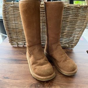 Ugg chestnut side zip boots